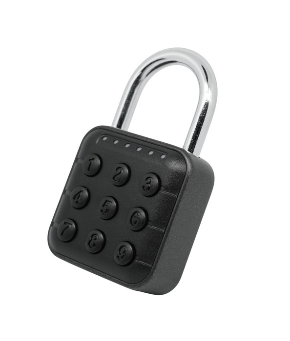 Hængelås m/kode og bluetooth 46 mm zink/stål/ABS